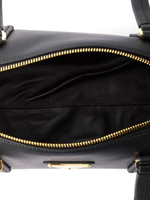 Prada medium leather shoulder bag - Black
