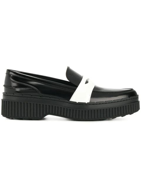 Tod's flatform loafers - Black - zdjęcie produktu nr 1