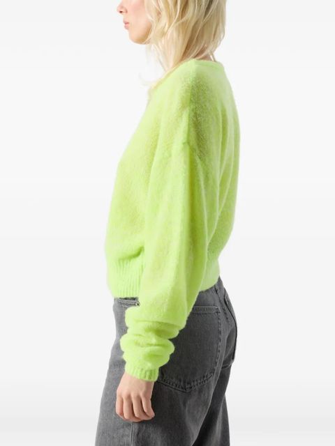 American Vintage Nuggy round-neck wool jumper - Green