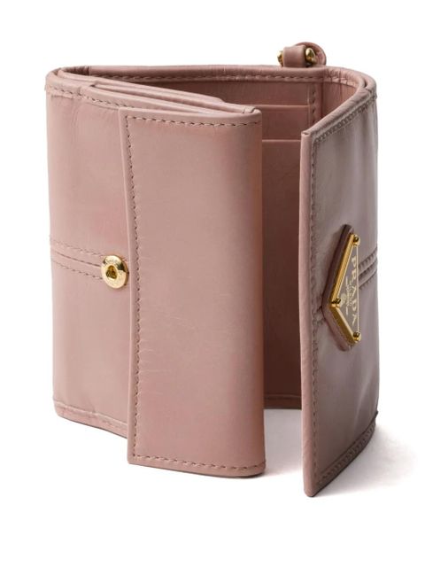 Prada small leather wallet - Pink