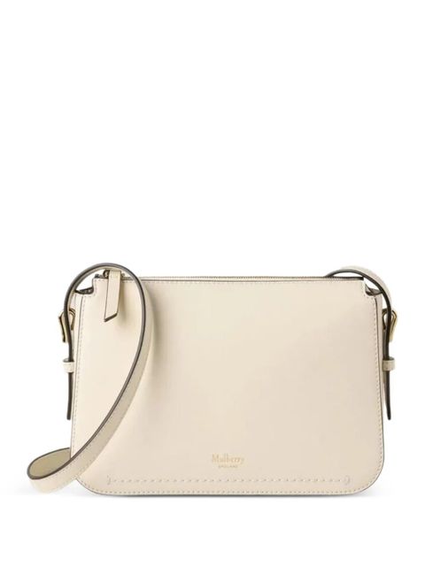 Mulberry leather zip-fastening crossbody bag - Neutrals - zdjęcie produktu nr 1