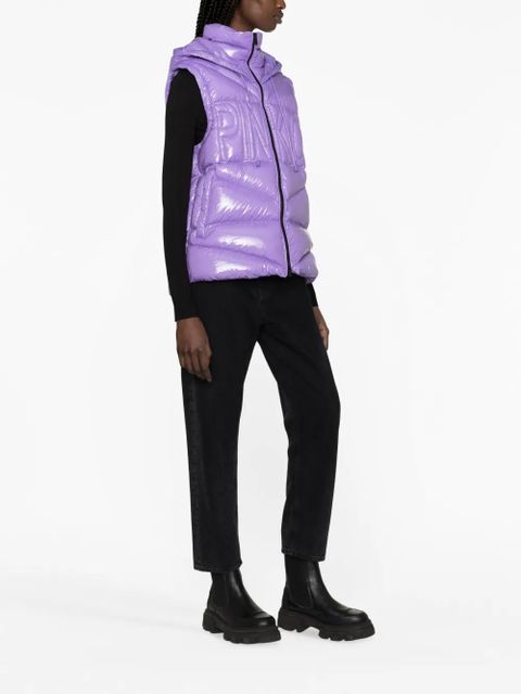 PINKO quilted hooded gilet - Purple - zdjęcie produktu nr 2