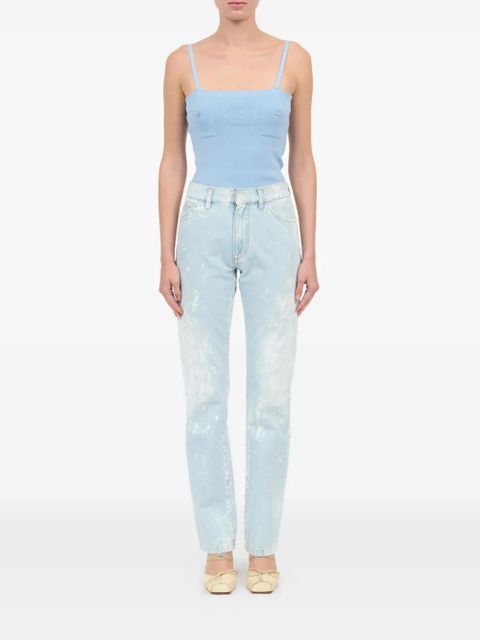 MM6 Maison Margiela straight-leg jeans - Blue - zdjęcie produktu nr 2