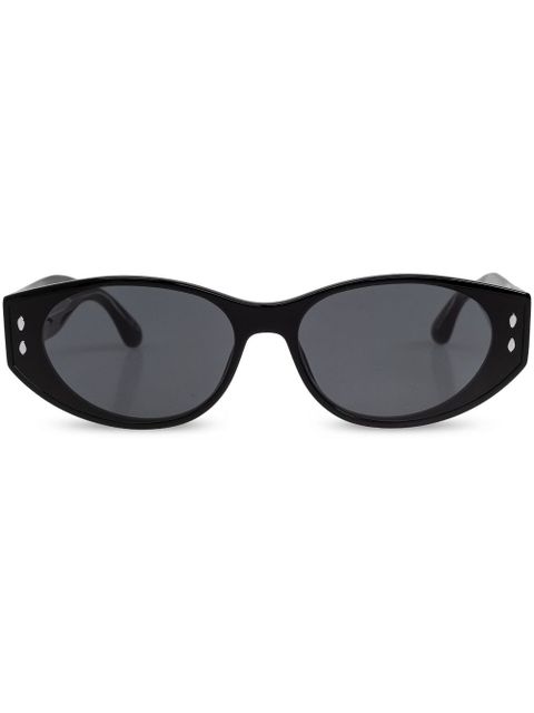 Isabel Marant Eyewear oval-frame sunglasses - Black - zdjęcie produktu nr 1