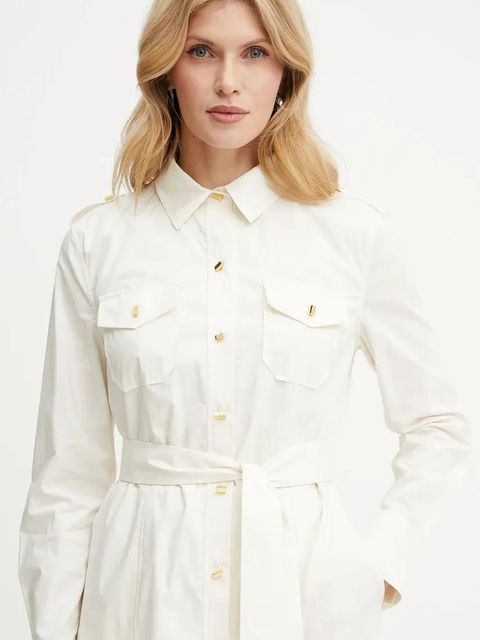 Marciano by Guess sukienka PAT kolor beżowy mini rozkloszowana 5GGK42 7315A