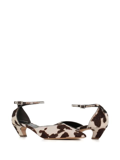 Le Monde Beryl pointed-toe ankle-strap pumps - Neutrals