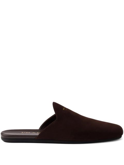 Prada suede slippers - Brown - zdjęcie produktu nr 1