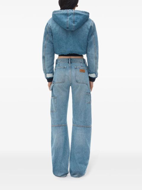 Alexander Wang Crystal carpenter jeans - Blue