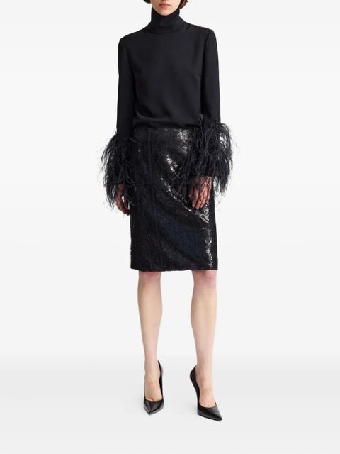 16Arlington Deoda sequin lace skirt - Black - zdjęcie produktu nr 2