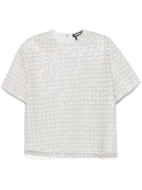 ROTATE BIRGER CHRISTENSEN beaded top - Blue - zdjęcie produktu nr 1