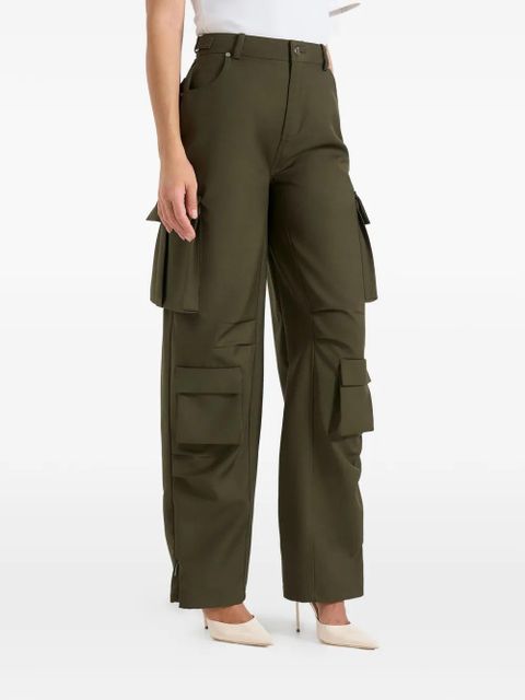 Manière De Voir Emilie cargo straight trousers - Green