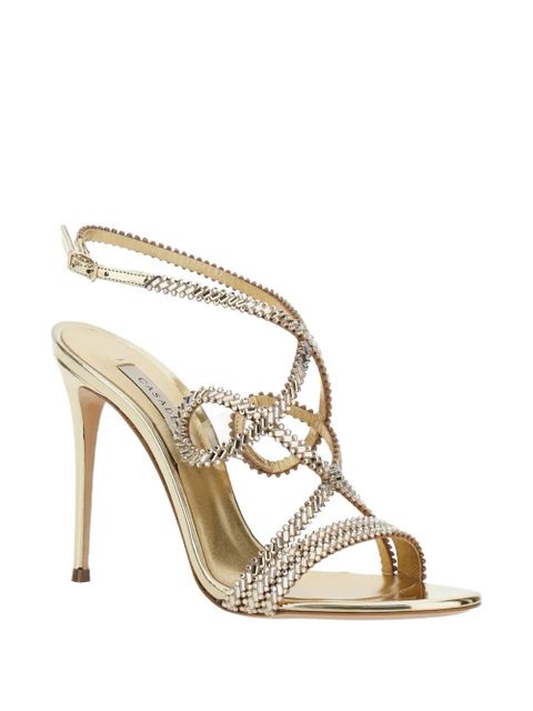 Casadei Josephine Julia embellished strap sandals - Gold - zdjęcie produktu nr 2