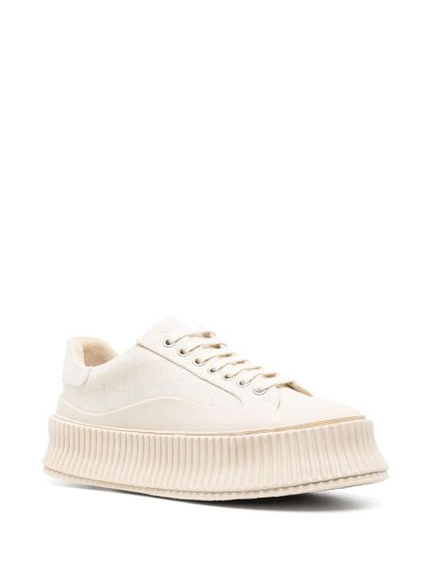 Jil Sander low-top leather sneakers - Neutrals