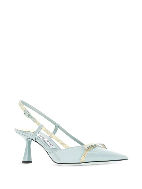 Jimmy Choo 65mm Camila slingback pointed-toe pumps - Green