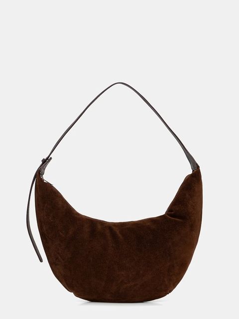 Answear.LAB torebka hobo damska zamszowa - zdjęcie produktu nr 1