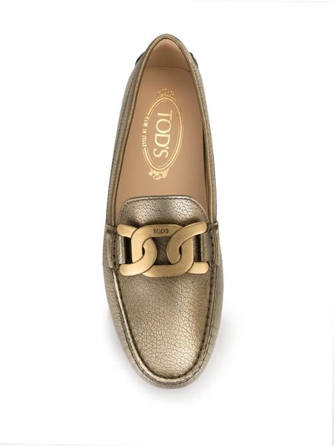 Tod's Kate Gommino driving shoes - Gold