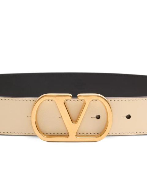 Valentino Garavani 30mm VLogo Signature belt - Neutrals