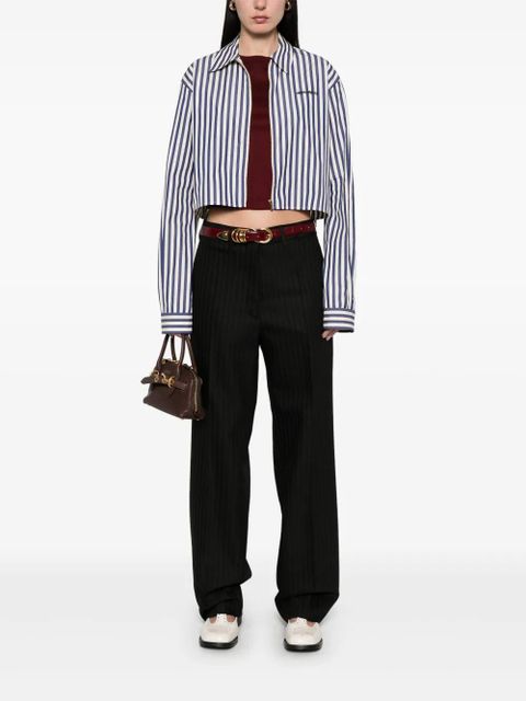 Miu Miu striped shirt - Blue