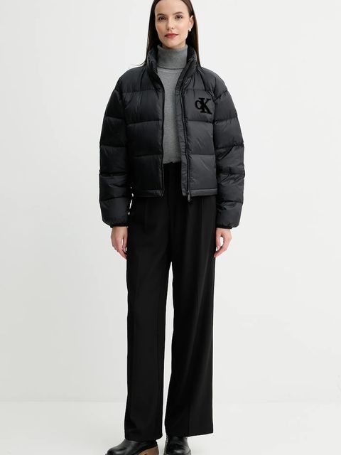 Calvin Klein Jeans kurtka puchowa kolor czarny zimowa LV047D503G - zdjęcie produktu nr 2