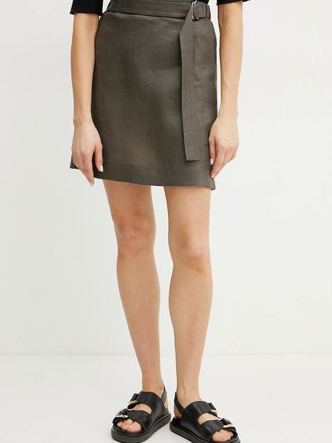 MM by Max Mara spódnica lniana - zdjęcie produktu nr 2