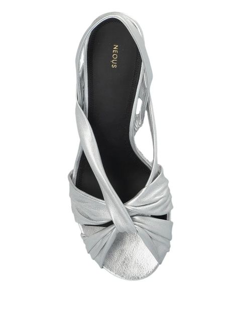 NEOUS 80mm Naos sandals - Silver