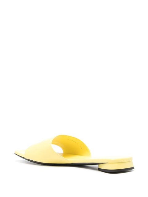 Balenciaga Duty Free leather sandals - Yellow - zdjęcie produktu nr 2