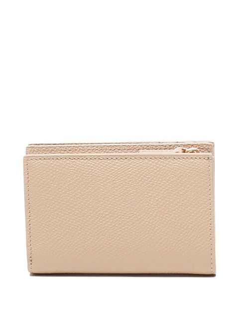 Valentino Garavani V-logo signature leather wallet - Neutrals - zdjęcie produktu nr 2