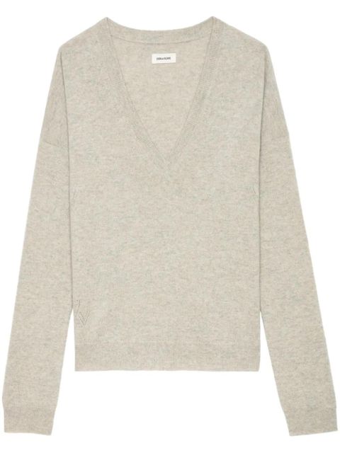 Zadig&Voltaire Vivi patch jumper - Neutrals - zdjęcie produktu nr 1