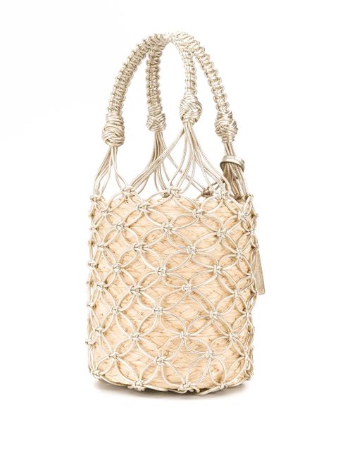 Miu Miu woven bucket bag - Gold