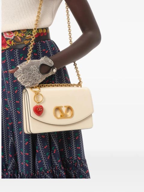 Valentino Garavani Coeur Royal bag charm - Gold