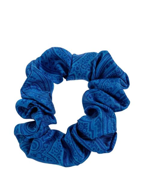 ETRO Arnica paisley-motif hair scrunchie - Blue - zdjęcie produktu nr 2