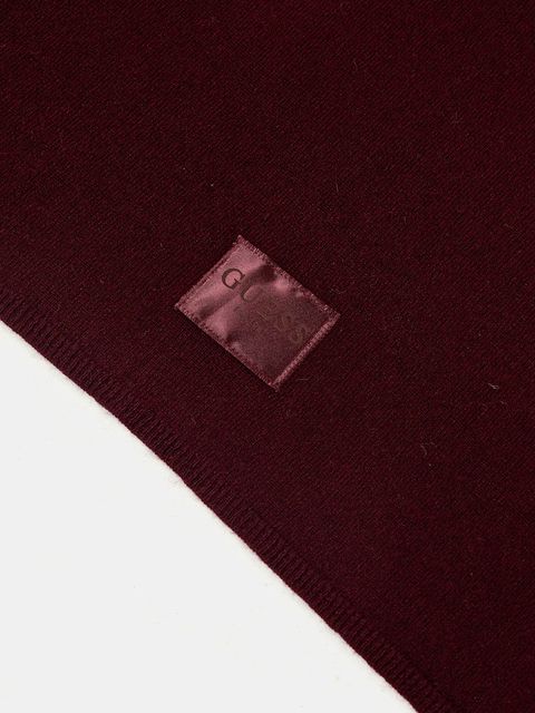 Guess szalik z dodatkiem wełny BRENTON damski kolor bordowy melanżowy AW5437 POL03 - zdjęcie produktu nr 2