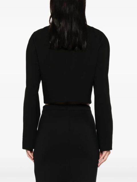 PINKO cropped jacket - Black