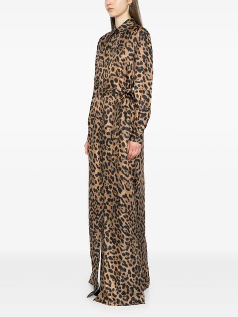 TOM FORD leopard-print dress - Brown - zdjęcie produktu nr 2