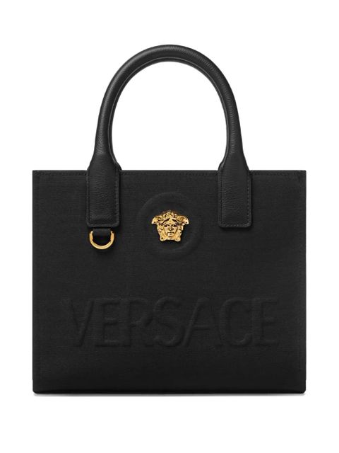 Versace La Medusa mini tote bag - Black - zdjęcie produktu nr 1