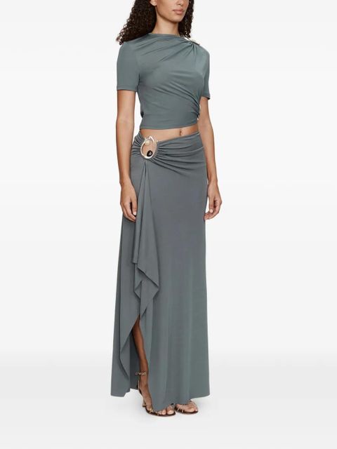 Christopher Esber Orica Cascade crystal skirt - Grey - zdjęcie produktu nr 2