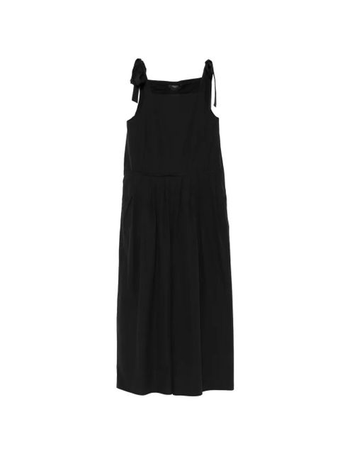 Weekend Max Mara tie-fastening pleated jumpsuit - Black - zdjęcie produktu nr 1