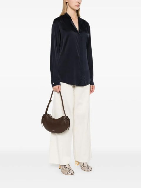 Yuzefi Fortune Cookie leather shoulder bag - Brown - zdjęcie produktu nr 2