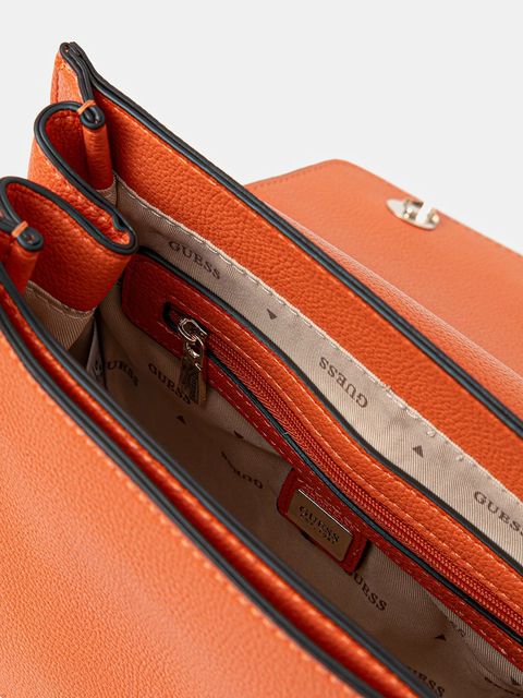 Guess torebka CALISTA kolor pomarańczowy HWBB73 34210