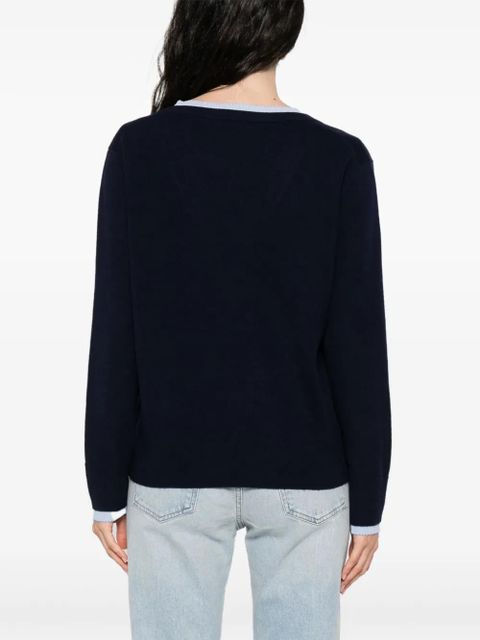 SANDRO V-neck jumper - Blue
