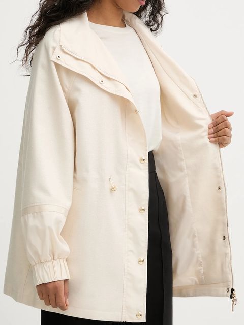 Liu Jo kurtka kolor beżowy przejściowa TA6149 T327A