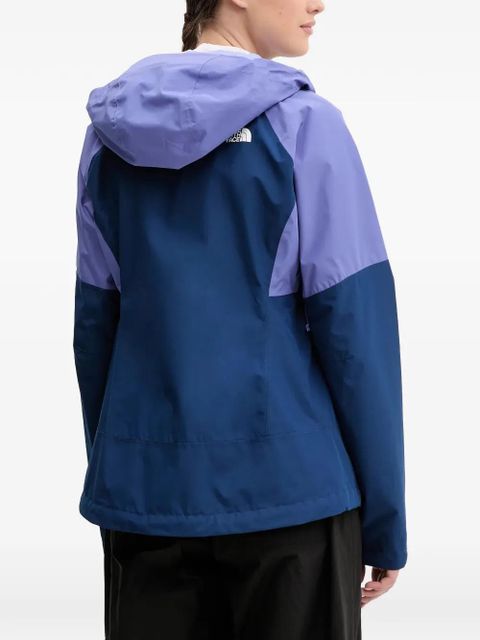 The North Face hooded colour-block jacket - Purple