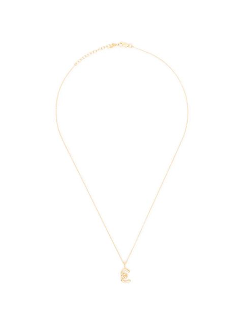 Missoma mini Curly Molten initial necklace - Gold - zdjęcie produktu nr 1