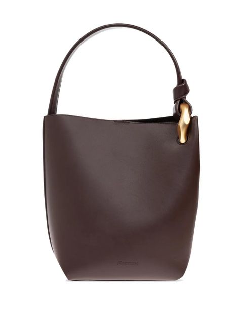 JW Anderson leather shoulder bag - Brown - zdjęcie produktu nr 2