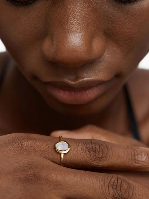 Monica Vinader Odyssey moonstone ring - Gold - zdjęcie produktu nr 2