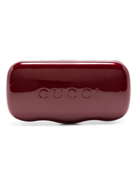 Gucci Eyewear cat-eye clip-on sunglasses - Black