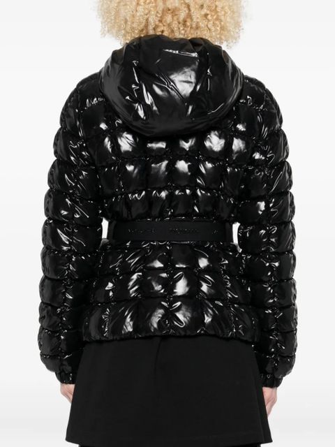 Moncler Eynard quilted belted jacket - Black