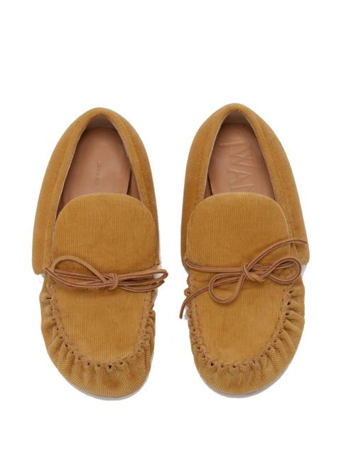 JW Anderson corduroy moccasin loafers - Yellow - zdjęcie produktu nr 2