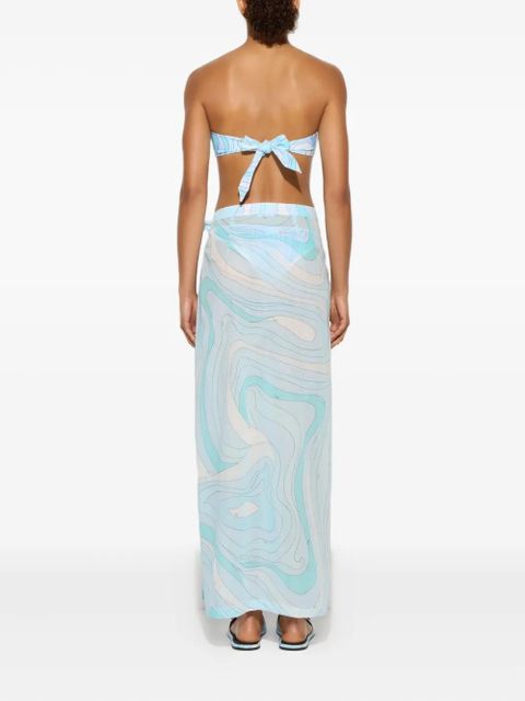 PUCCI Marmo-print cover-up - Blue