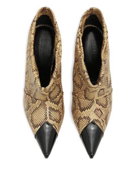 ROTATE BIRGER CHRISTENSEN pointed-toe leather boots - Neutrals - zdjęcie produktu nr 2